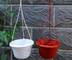 掛かるポリ塩化ビニールのHDPEの柔らかいプラスチック植木鉢のホックの庭の付属品を植えること