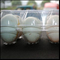 15packs使い捨て可能なペット明確なプラスチック卵の皿71mmの正方形の卵の皿のホールダー