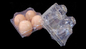 明確なプラスチック卵を包む4個の細胞クリップ ボタンのプラスチックまめは自由なハロゲンをカートンに入れる