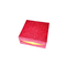 赤いチョコレート プラスチック明確な内部の食品等級との9Pcsを包む堅いペーパー ギフト用の箱