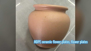 HDPE セラミックフラワープレート、ヴィンテージフラワープレート、販売用プラスチックフラワープレート