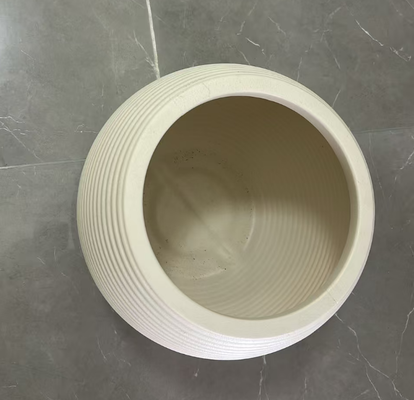 HDPE Modern Minimalist Ceramic Flower Pot with Multiple Sizes and Long Lifespan for Home Decoration