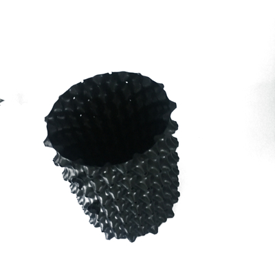 20cm Dia 0.7mmポリ塩化ビニールのプラスチック空気鍋はDegradableポリマー黒い空気鍋に塗らなかった