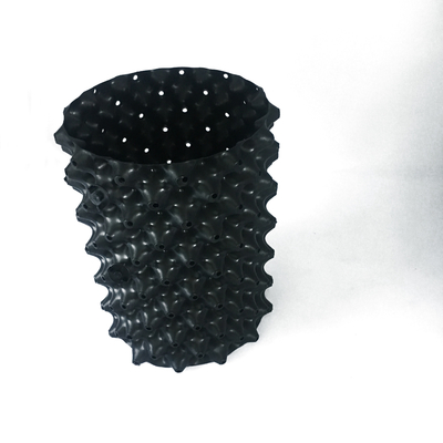20cm Dia 0.7mmポリ塩化ビニールのプラスチック空気鍋はDegradableポリマー黒い空気鍋に塗らなかった