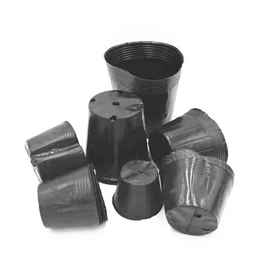 HDPE プラスチックの保育器 洋豆の種子 温室用の黒いポット