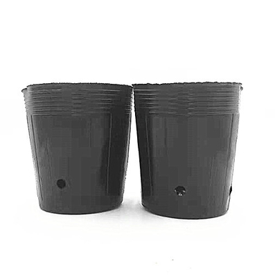 HDPE プラスチックの保育器 洋豆の種子 温室用の黒いポット