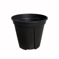卸売 2.5L ブラック ガーデン プラスチック 幼稚園 ガロン ポット 厚い ガロン ボンサイ 剪定 PP / HDPE