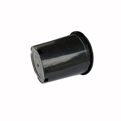 耐久性 大 165mm 直径 ハードプラスチック 花瓶 17cm 高さ