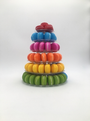 6 層 クリア ブリスター マカロンの塔 ケーキの飾り付け