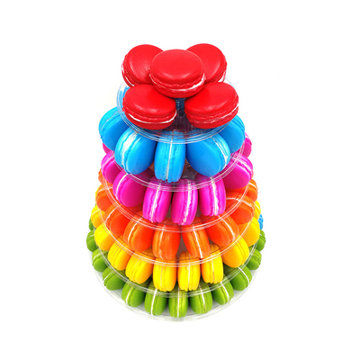 プラスチック 6層 マカロンのディスプレイ棚 3-5mm 厚さ