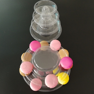 プラスチック 6層 マカロンのディスプレイ棚 3-5mm 厚さ