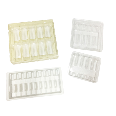 クラムシェル ブリスター プラスチック 1ml アンプル 挿入 梱包 トレイ 厚さ 100mm