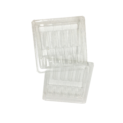 クラムシェル ブリスター プラスチック 1ml アンプル 挿入 梱包 トレイ 厚さ 100mm