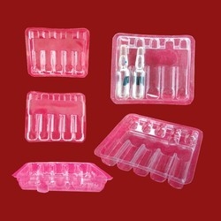 クラムシェル ブリスター プラスチック 1ml アンプル 挿入 梱包 トレイ 厚さ 100mm