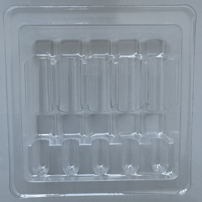 PET 繊細品 梱包トレイ ガラスボトル 固定 梱包トレイ 水注入 1ml 2ml 5ml 10ml 5パック