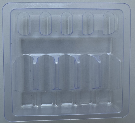 1ml 2ml 5ml 10ml 5パックアンプルトレイ PET真空トレイのカスタマイズ