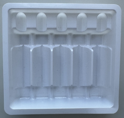 1ml 2ml 5ml 10ml 5パックアンプルトレイ PET真空トレイのカスタマイズ
