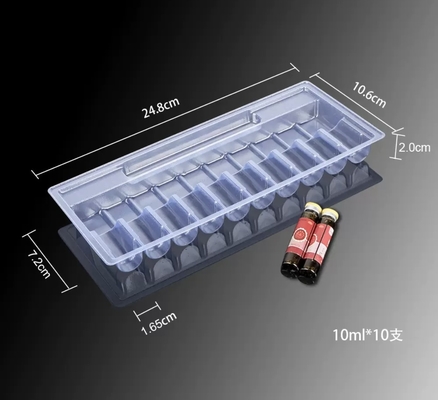 薬剤用水注射ボトルのためのパーソナライズされたPETトレイパッケージング