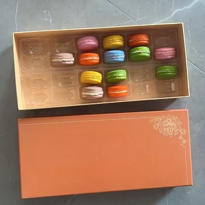 スクウェアケーキ パッケージ紙箱 マカロナ ドーナツ ムース デザート 焼き 白紙紙 チョコレート マカロナ 箱