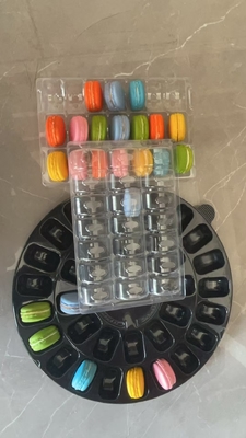 12 パレット チョコレート 食品 プラスチック マカロンのパッケージ プラスチック マッチング カスタマイズ