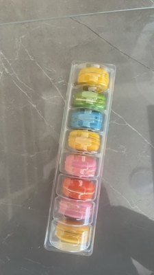 6 パレット プラスチック 梱包 マカロン トレイ 梱包 サポート カスタム 食品 安全