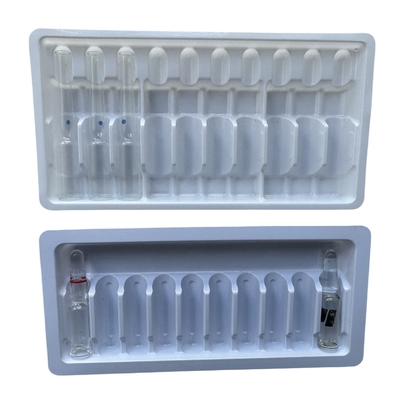 PETブリスター 梱包用トレイ 1ml 2ml 水注射薬 アンプル トレイ オーダーメイド 卸売
