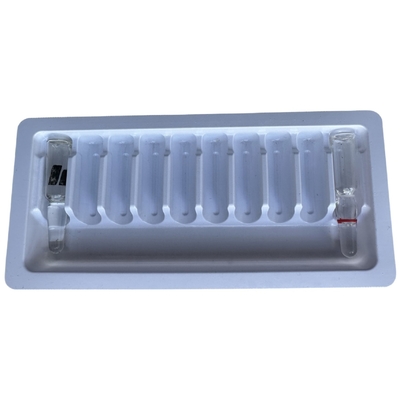 PETブリスター 梱包用トレイ 1ml 2ml 水注射薬 アンプル トレイ オーダーメイド 卸売