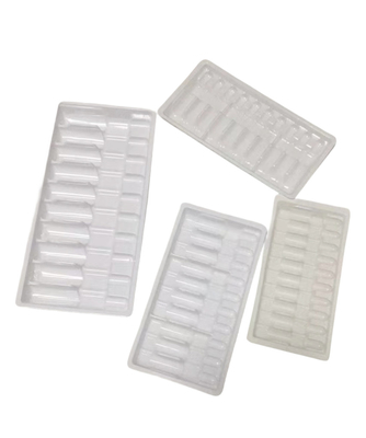 薬剤PETアンプルトレイ 水注入 1ml ~ 10ml アンプルトレイのカスタマイズ