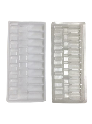 薬剤PETアンプルトレイ 水注入 1ml ~ 10ml アンプルトレイのカスタマイズ