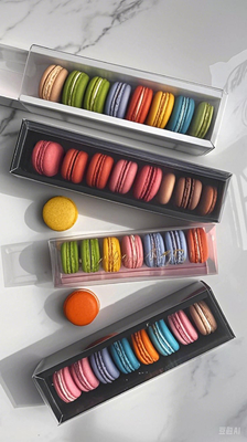 パーソナライズ可能なプラスチックマカロンのパッケージ あなたの商品を展示するための完璧な方法