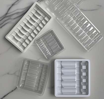 プラスチックPVCPET透明のバスターボックス 使い捨て口服用液体容器