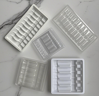 プラスチック製の小さなボトル 梱包用トレイ アンプル アンプル プラスチック製の梱包用トレイ 2 ml,3 ml,5 ml,10 ml