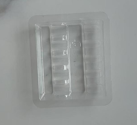 メーカー オーダーメイド アンプルのボトル トレイ,医療用パッケージ 使い捨てブリスター 5mlパッケージ 5mlアンプルのパッケージ 5ml医薬品パッケージ 5mlガラスボトルパッケージ
