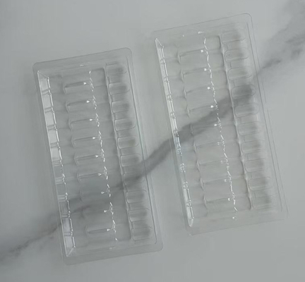 オーダーメイド 5 * 5ml アンプル プラスチック 内側 2 * 10ml 水 注射 口服液体 クジリン ボトル トレイ ブリスター ボックス
