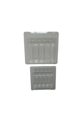 衝撃防止 有害性のない 1ml~10ml PET アンプル 水注入用トレイ