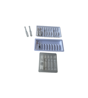 衝撃防止 有害性のない 1ml~10ml PET アンプル 水注入用トレイ