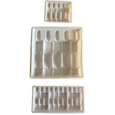 カスタマイズされた薬剤アンプルトレイ 1ml 2ml 5ml 10m 水注射 PETアンプルトレイ 卸売カスタマイズ