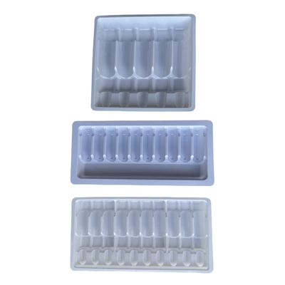 カスタマイズされた薬剤アンプルトレイ 1ml 2ml 5ml 10m 水注射 PETアンプルトレイ 卸売カスタマイズ