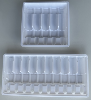 医薬品用PETアンプルトレイ 1ml 2ml 5ml 10m 水注入アンプルトレイ PET真空形成トレイ パーソナライズ