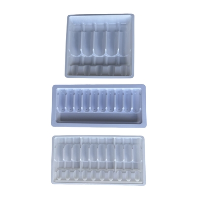医薬品用PETアンプルトレイ 1ml 2ml 5ml 10m 水注入アンプルトレイ PET真空形成トレイ パーソナライズ