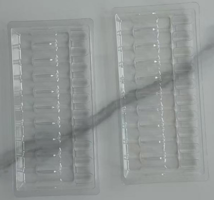 水軽針 ガラスのボトル ブリスターパッケージ シャイリングボトル プラスチック 溶解剤粉末注射用トレイ 内側 口服用液体アンプル