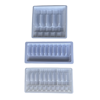 1ml 2ml 5ml 10ml PET アンプールのトレイ 水注入 アンプールのパッケージング トレー パーソナライズ
