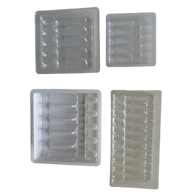 1ml 2ml 5ml 10ml PET 水注射アンプル 梱包トレイ 真空形成 梱包トレイ オーダーメイド