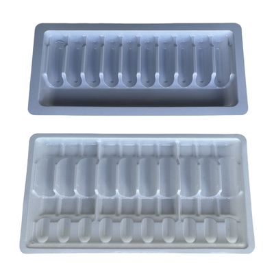 高品質のプラスチック製のアンプル トレイ 1ml 2ml 5ml 10ml 透明なプラスチック製のブリスター 包装 ボックスのブリスター
