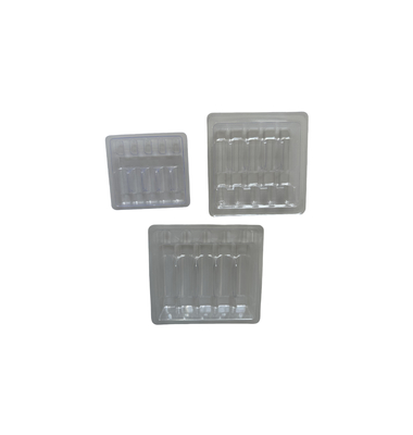 水注入用 ブリスタートレイ 1ml 2ml 5ml 10ml PETアンプル トレイ パーソナライズ