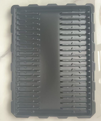 電気部品 ハードウェアアクセサリー ブラック プラスチックの内側トレイ