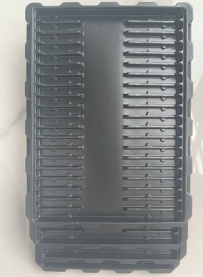 工場 オーダーメイド PS 抗静的バスタートレイ 透明なプラスチックボックス 電子パッケージ PCB モジュール ターンオーバートレイ