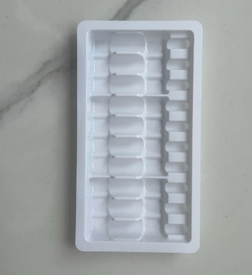 2mlのアンプルのための10個のプラスチック内支え,2つのセットの10mlの注射水液体口服用液体注射器用トレイとプラスチックトレイのためのブリスターボックス