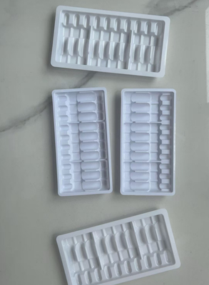 水注入用プラスチックトレイ,アンプルボトルプラスチックトレイ,吹風型トレイ,吹風型10個入りの2mlパッケージ,アンプルボトルトレイ