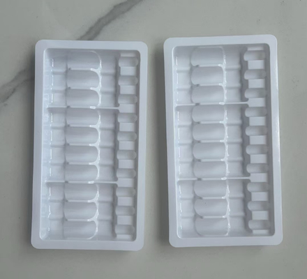 水注入用プラスチックトレイ,アンプルボトルプラスチックトレイ,吹風型トレイ,吹風型10個入りの2mlパッケージ,アンプルボトルトレイ